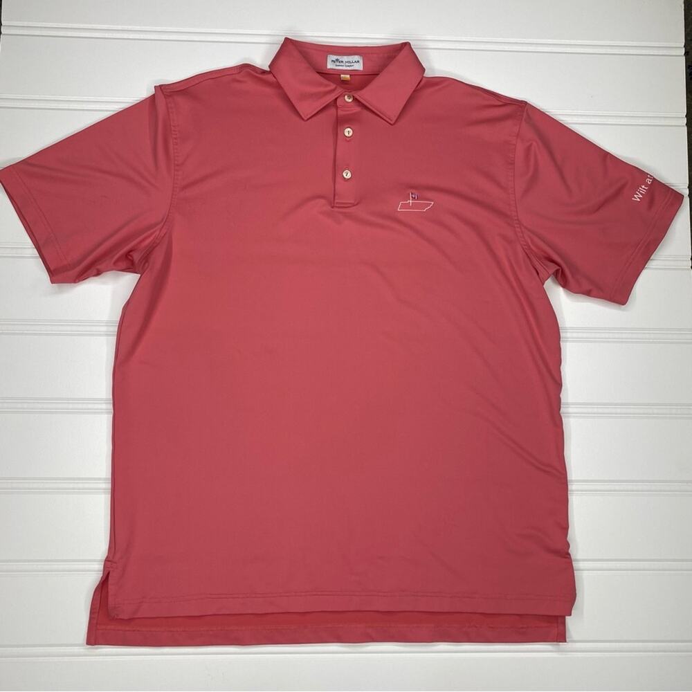 Peter Millar Summer Comfort Polo Golf Shirt /‎ Tennessee Golf / Wilt At The Tilt